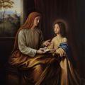 S.Anna con la Vergine Maria