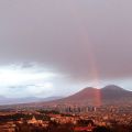 Arcobaleno su Napoli
