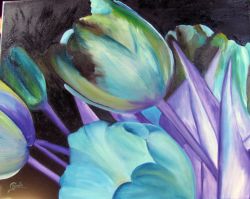 tulipano blu