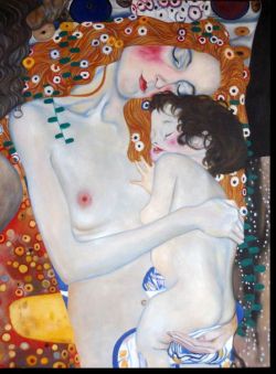 Le tre età della donna (particolare) Omaggio a Gustav Klimt 