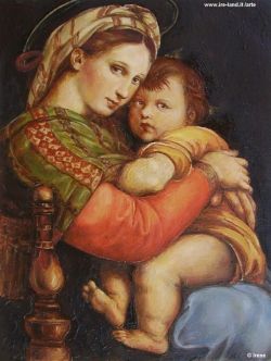 Copia da Raffaello - Madonna della Seggiola