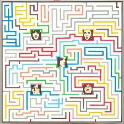 Circuiti cromatici di un labirinto