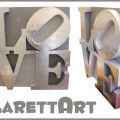 Love 3D argento