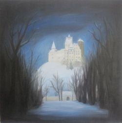 Paesaggio invernale (castel Bran)