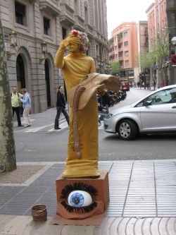 Spagna Artista di Strada
