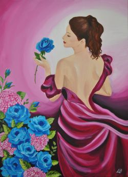 La ragazza con le rose blu, 2017