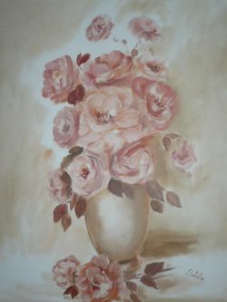 vaso di rose
