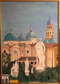Padova Santa Giustina dal lato Prato della valle