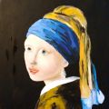 LA RAGAZZA CON L'ORECCHINO DI PERLA-Vermeer (copia d'autore)