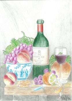 106) Vino e frutta 