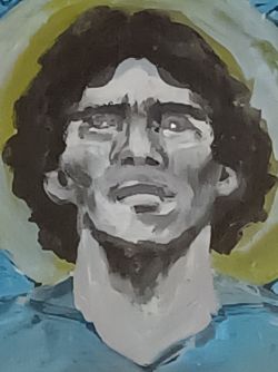 ritratto di Maradona