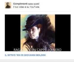 Copertina del video dedicato a Giovanni Boldini