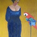 Omaggio a Dudovich "La dama" (e il pappagallo)"