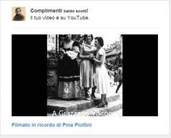 copertina del  video dedicato a PinaPioltini