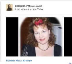 copertina del  video dedicato a Roberta Marzi
