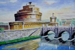 Monumenti: Roma:Castel Sant Angelo sul Tevere