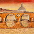 Monumenti: Roma, Ponte sul Tevere (remake)