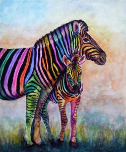 Zebra col piccolo