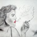 la fumatrice