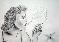 la fumatrice