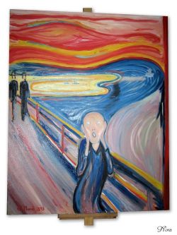 omaggio a E. Munch "L'urlo" 