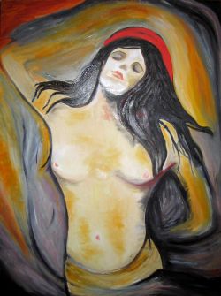 omaggio a E. Munch "Madonna"