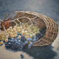 omaggio a Clemente Palme - cesto con uva