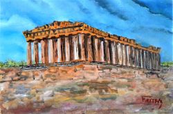 YannisArt (Acropolis Athens..02 Greece) 0il on canvas