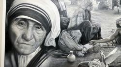 madre Teresa di Calcutta - dettaglio - le tracce di Dio