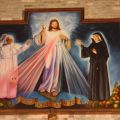 Gesù Misericordioso fra i santi Faustina Kowalska e Giovanni Paolo II
