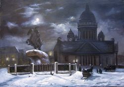 V. Suricov "la piazza del senato a San Pietroburgo"