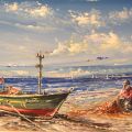 pescatore dello stretto - spiaggia di Pellaro -  (RC)