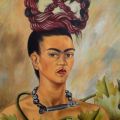 Frida Kahlo, autoritratto con treccia 