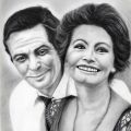 Sofia Loren e Marcello Mastroianni