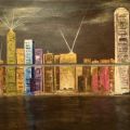 Skyline hong kong (scelto e inserito nell'annuario d'arte moderna 2013 artisti contemporanei 