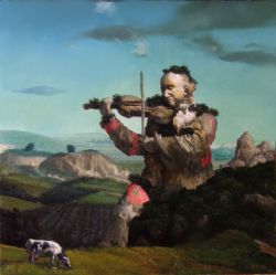 violinist in to the mountain