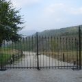cancello in ferro battuto del 1500