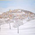 Castiglione Messer Marino con la neve