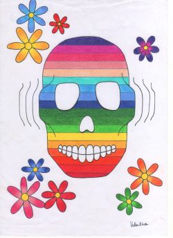 Hippie skull