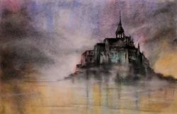 Mont Saint Michel - study on fantasy