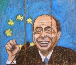 Silvio Berlusconi portrait