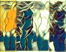 collagex4, figure di donne