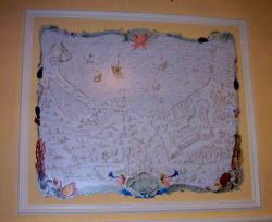 Antica cartina di nettuno del 1538