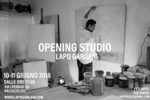 L’artista lapo gargani apre le porte del suo studio
