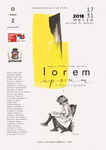 Lorem ipsum -esposizione collettiva di pittura della classe di pittura dell'accademia di belle arti 