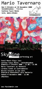 SkyWine: Performing art, Jazz, favole e Mosto di Prosecco con Castagne